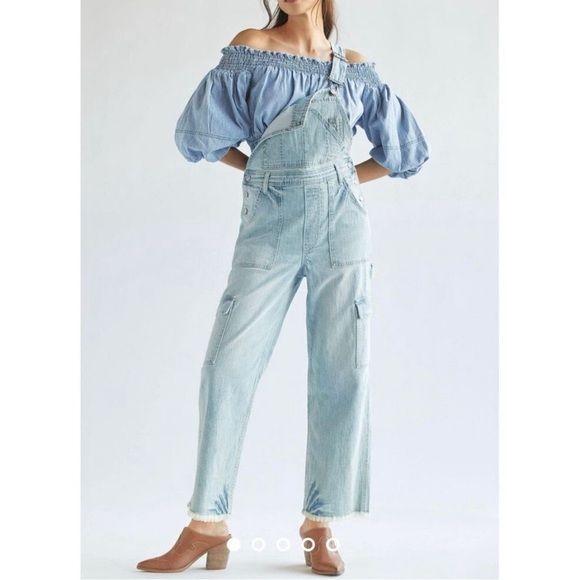 Anthropologie Denim - Anthropologie Pilcro Denim Overalls Sz 30 Light Wash‎ Blue
